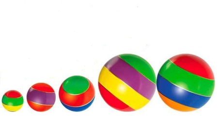 Купить Мячи резиновые (комплект из 5 мячей различного диаметра) в Лузе 