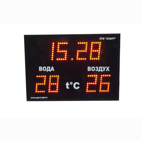 Купить Часы-термометр СТ1.16-2t для бассейна в Лузе 